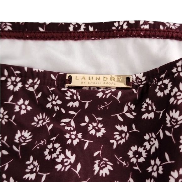 LAUNDRY SHELLI SEGAL Hipster Bikini Swim Bottoms M Side Tab Swimsuit - Picture 9 of 16